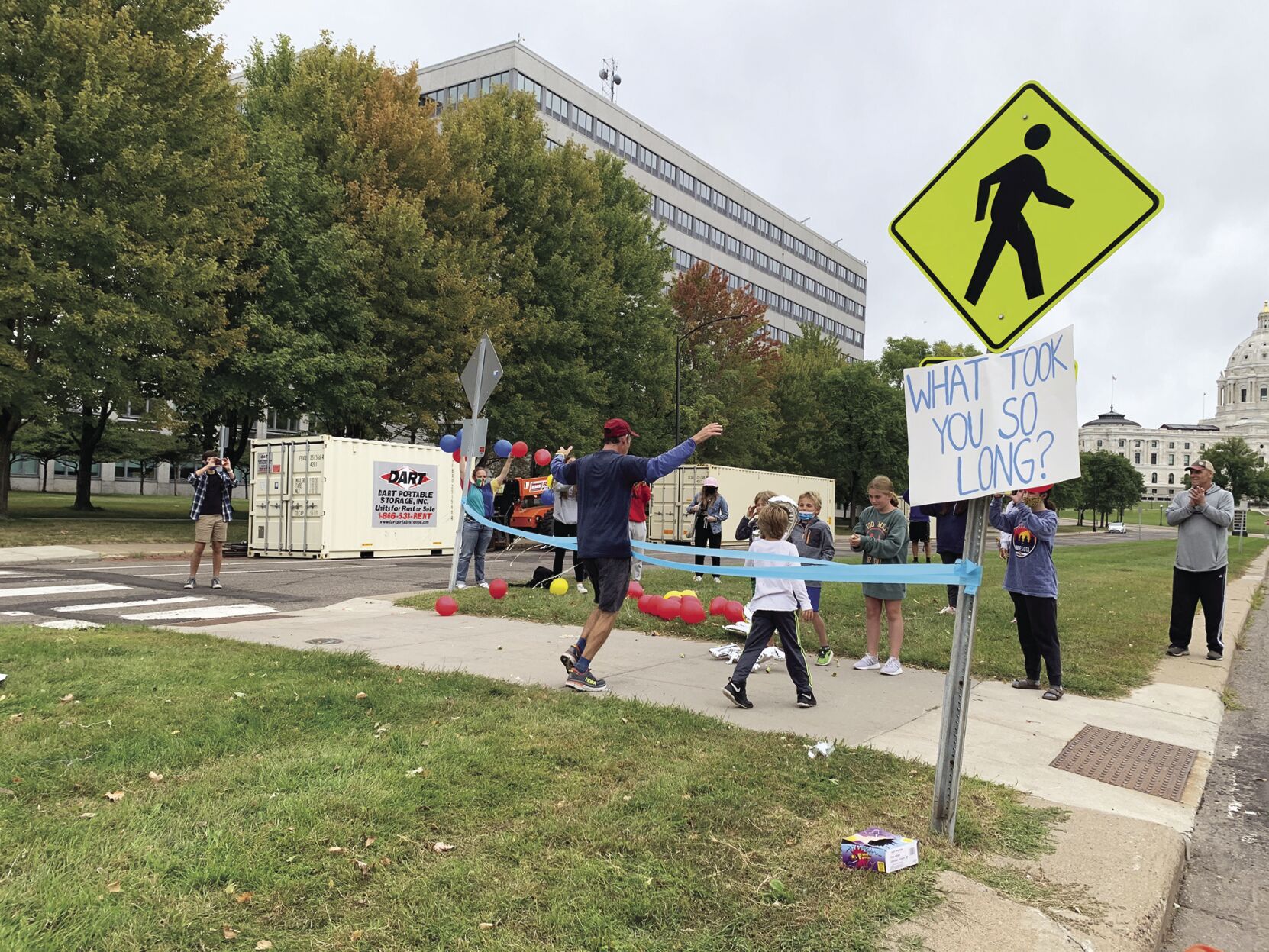 Finish line isn't virtual